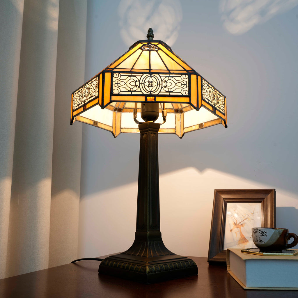 Lampe de Table Tiffany Style Art Nouveau