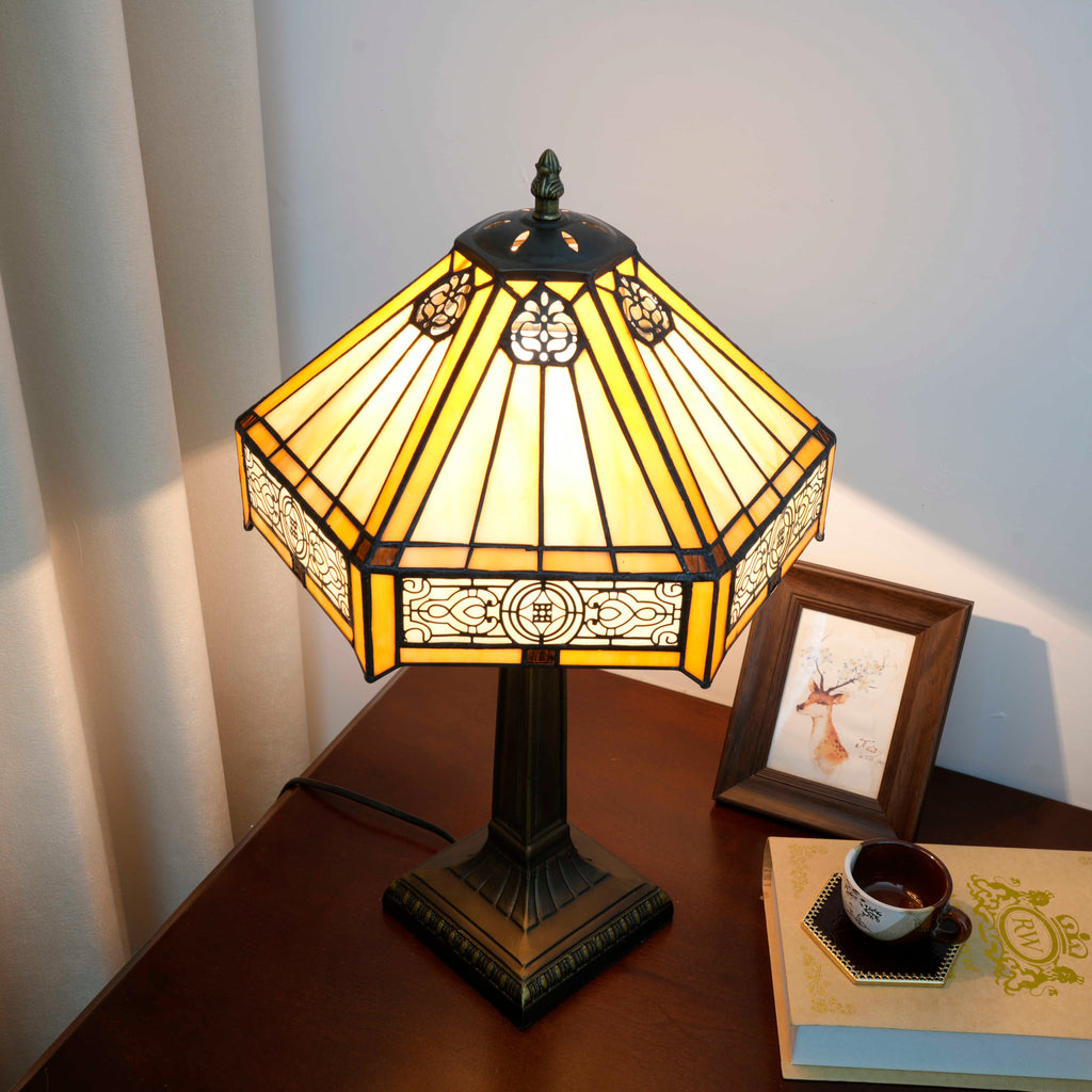 Lampe de Table Tiffany Style Art Nouveau