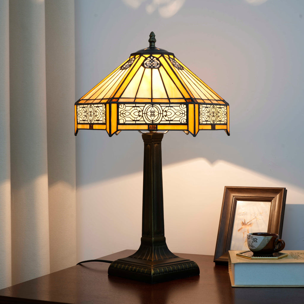 Lampe de Table Tiffany Style Art Nouveau