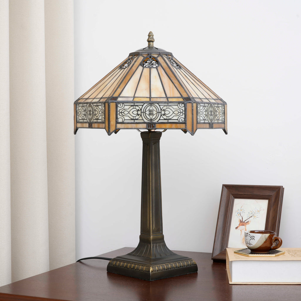 Lampe de Table Tiffany Style Art Nouveau